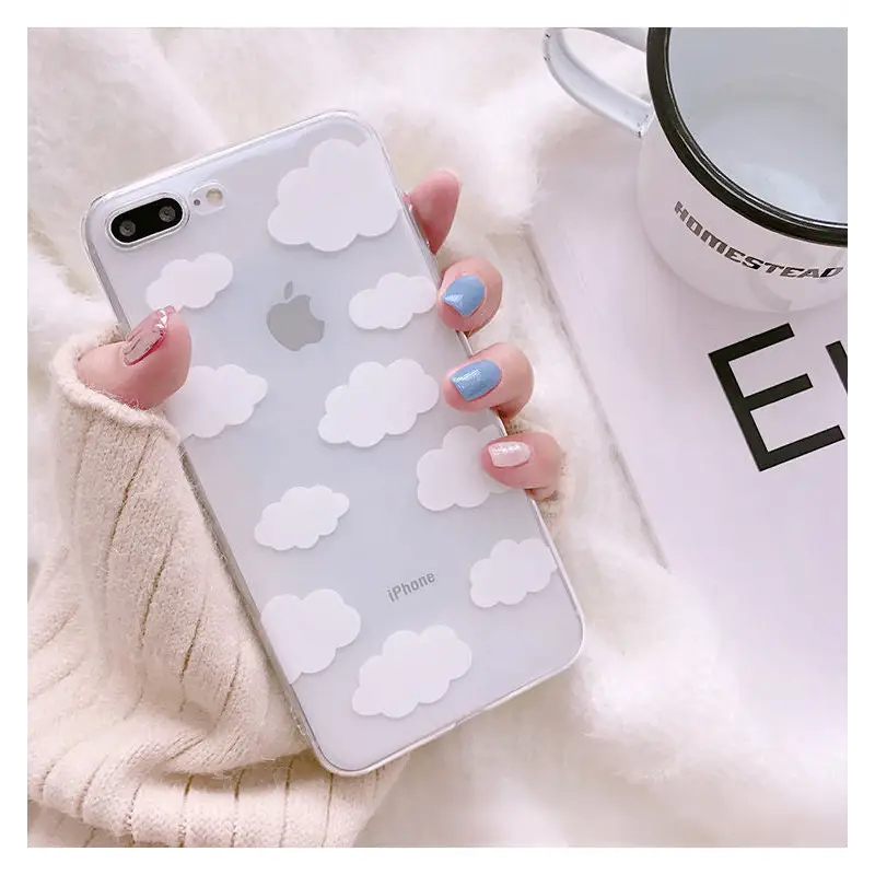 Cloud Print Phone Case - iPhone 6S / 6S Plus / 7 / 7 Plus / 