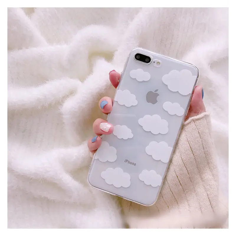 Cloud Print Phone Case - iPhone 6S / 6S Plus / 7 / 7 Plus / 