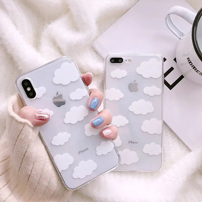 Cloud Print Phone Case - iPhone 6S / 6S Plus / 7 / 7 Plus / 