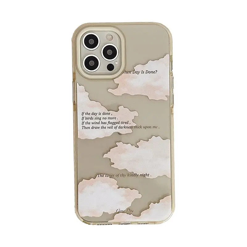 Clouds With Letters iPhone Case BP337 - iphone case