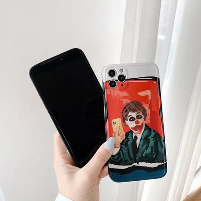 Clown Print Phone Case - iPhone 12 Pro Max / 12 Pro / 12 / 12 mini / 11 Pro Max / 11 Pro / 11 / SE / XS Max / XS / XR / X / SE 2 / 8 / 8 Plus / 7 / 7 Plus-11