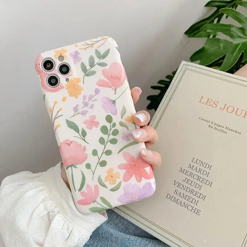 Colorful Flowers iPhone Case BP101 - iphone case