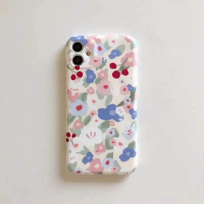 Colorful Flowers Printing iPhone Case BP098 - iphone case