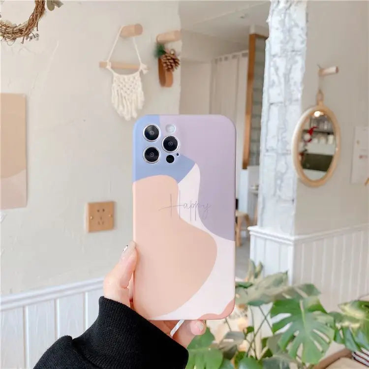 Colour Block Phone Case - iPhone 12 Pro Max / 12 Pro / 12 / 12 mini / 11 Pro Max / 11 Pro / 11 / SE / XS Max / XS / XR / X / SE 2 / 8 / 8 Plus / 7 / 7 Plus-5