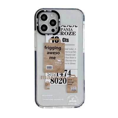 Cool Letters Printing iPhone Case BP132 - iphone case
