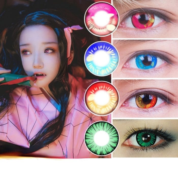 Cosplay Anime B-Blue Aobing Contact Lenses SP17444