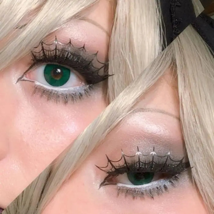 Cosplay Little Devil Green Color Contact Lenses BE739