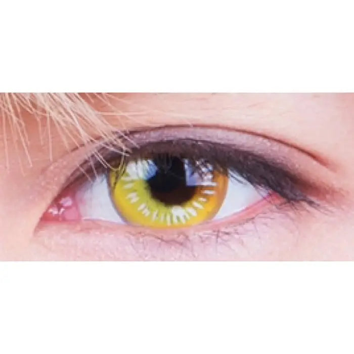 Cosplay Yellow Color Contact Lenses BE735