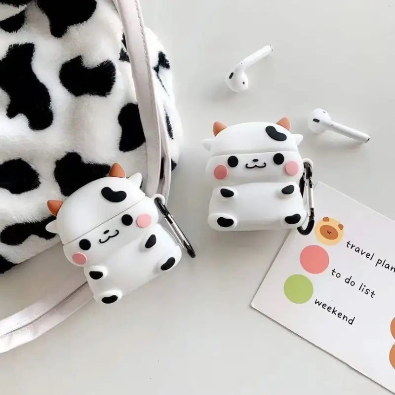 Cow AirPods Earphone Case Skin - Mobile Cases & Protectors