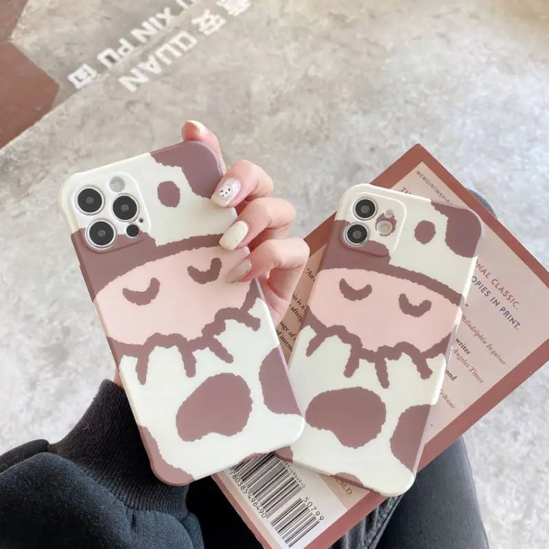 Cow Phone Case - Iphone 7 / 8 / Se, 7 Plus / 8 Plus, X / Xs, Xs Max, Xr, 11, 11 Pro, 11 Pro Max, 12 Mini, 12, 12 Pro, 12 Pro Max-12