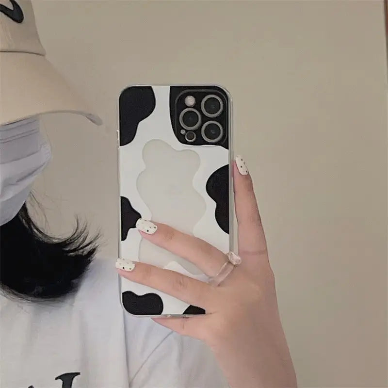 Cow Printing Mirror iPhone Case BP314 - iphone case