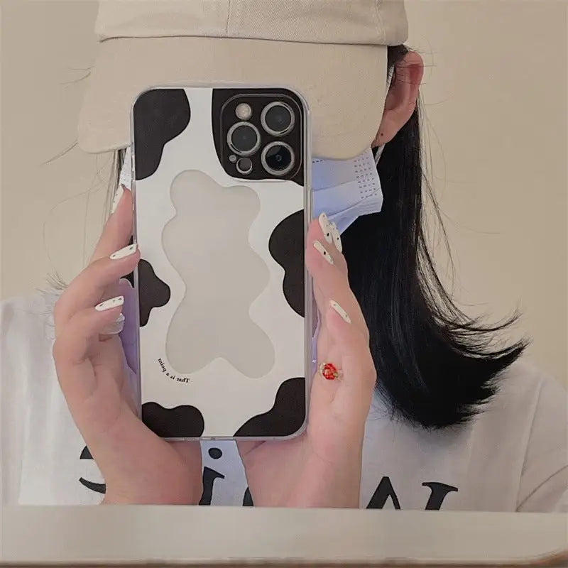 Cow Printing Mirror iPhone Case BP314 - iphone case