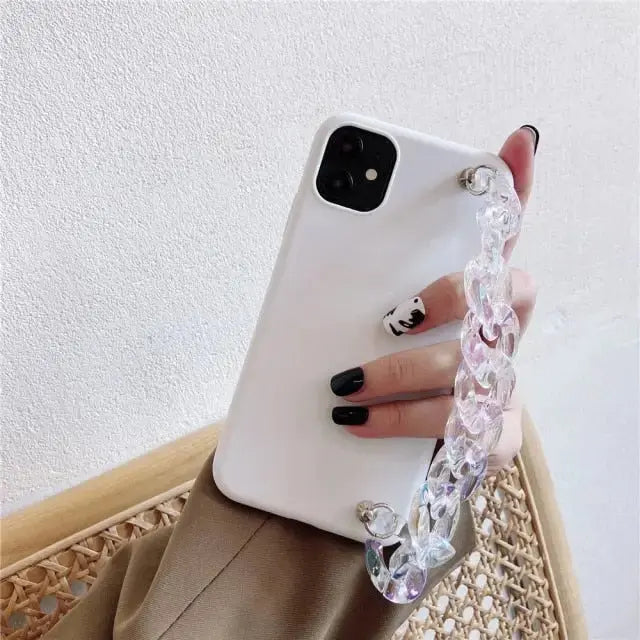 Crystal Chain Phone Case For Samsung Galaxy Case BC028 - M31