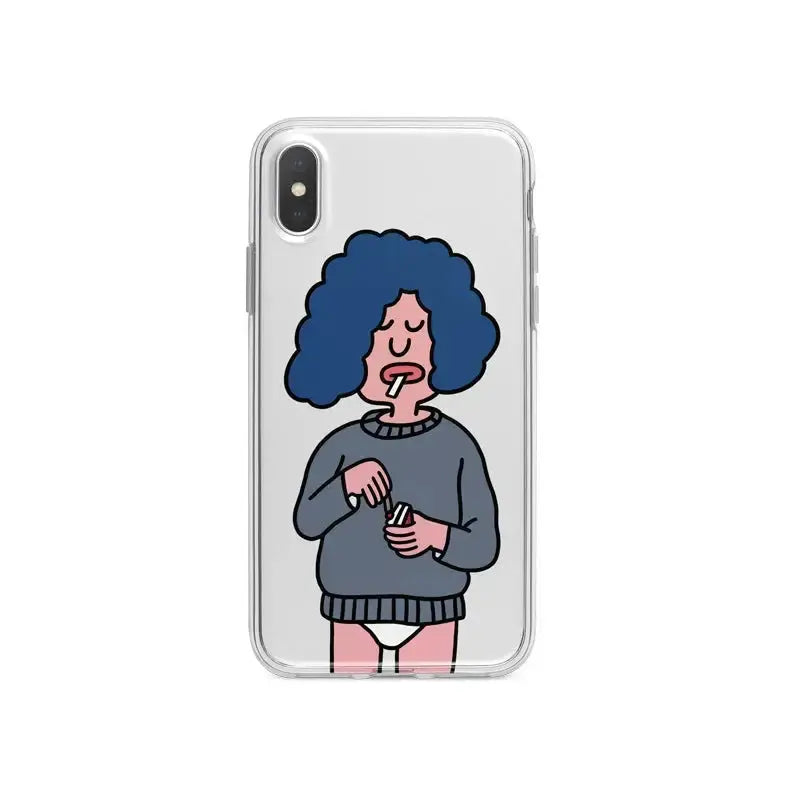 Curly Hair Male iPhone Case BP005 - iphone case