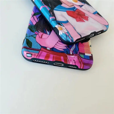 Cute Anime Girl Printing iPhone Case BP168 - iphone case