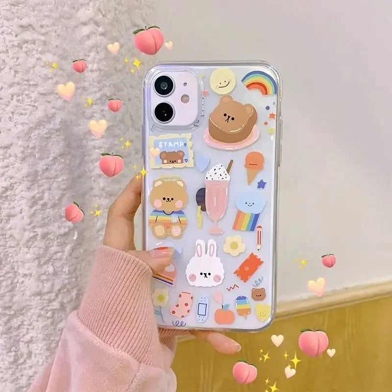 Cute Anime Printing iPhone Case W118 - iphone case