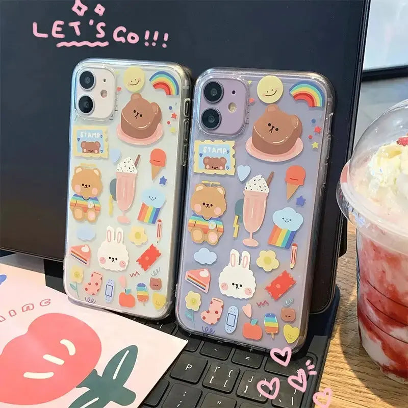 Cute Anime Printing iPhone Case W118 - iphone case