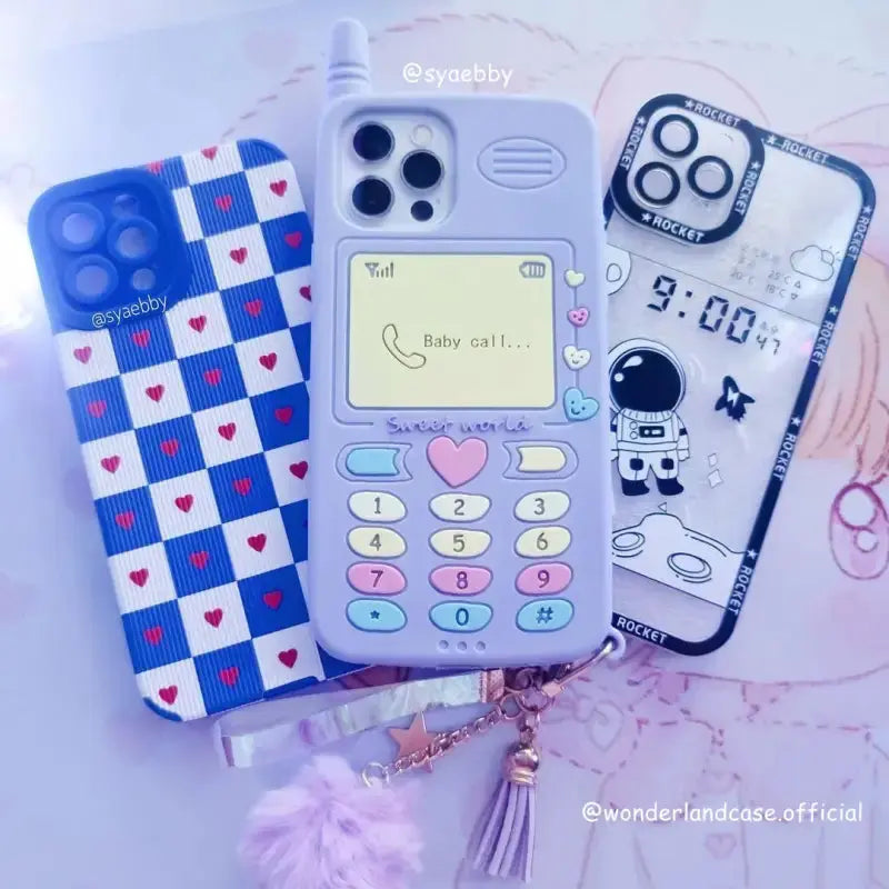 Cute Astronaut Phone Case For iPhone W031 - iphone case