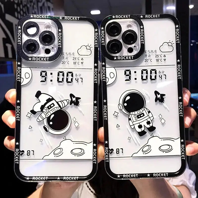 Cute Astronaut Phone Case For iPhone W031 - iphone case