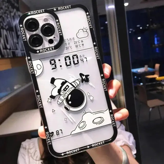 Cute Astronaut Phone Case For iPhone W031 - For iPhone 7plus