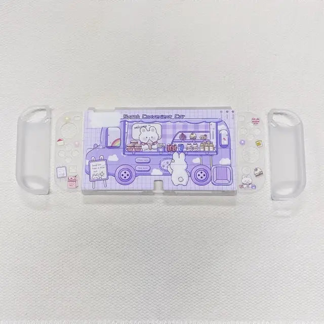 Cute Astronaut Switch Protective Case SC015 - Transparent 