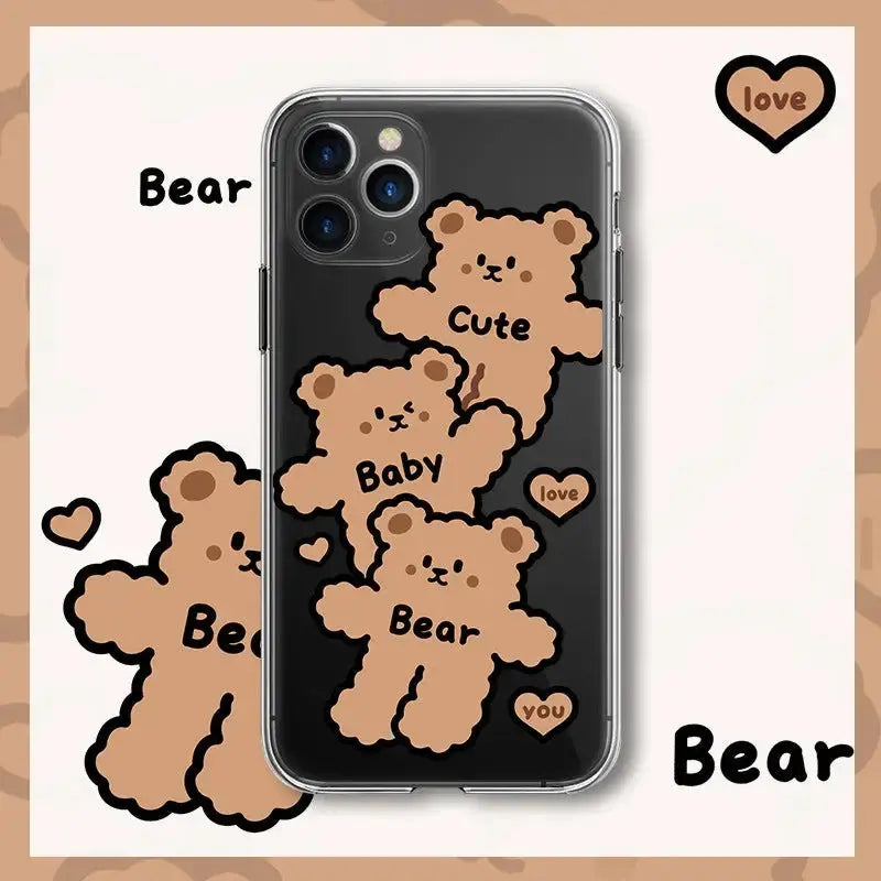 Cute Baby Bear iPhone Case BP145 - iphone case