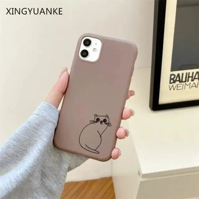 Cute Bear Phone Case For Samsung BC085 - For Galaxy M21 / 