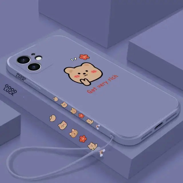 Cute Bear Phone Case for Samsung BC096 - J5 2017 J530 / 3 - 