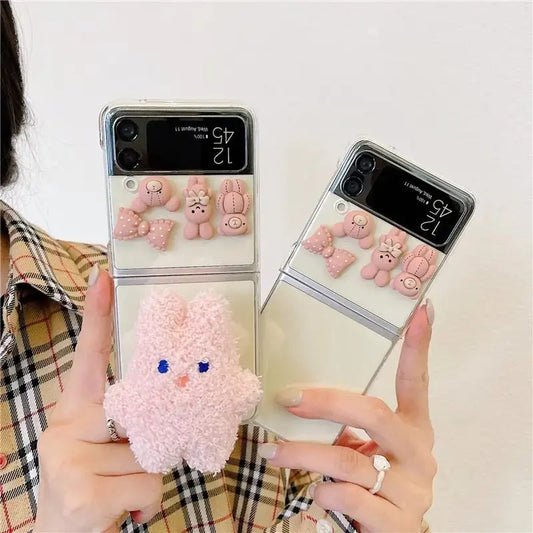 Cute Cartoon Phone Cases for Samsung Galaxy Z Flip/ Z Flip3 