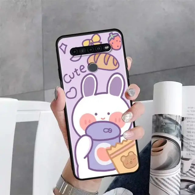 Cute Cartoon Rabbit LG Phone Case BC154 - for Nokia C10 / 