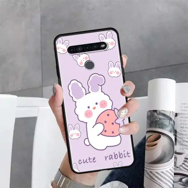Cute Cartoon Rabbit LG Phone Case BC154 - for Nokia C10 / 