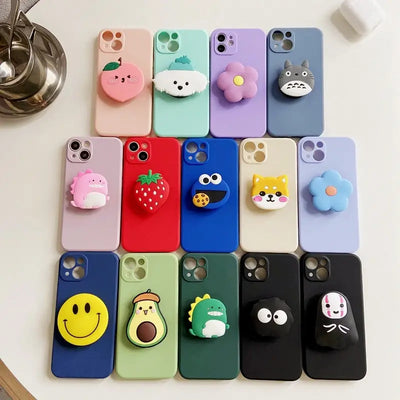 Cute Cartoon Stand Holder OnePlus Phone Case BC135