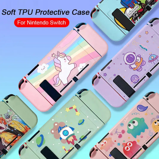 Cute Cartoon Uniforn Switch Protective Case SC024