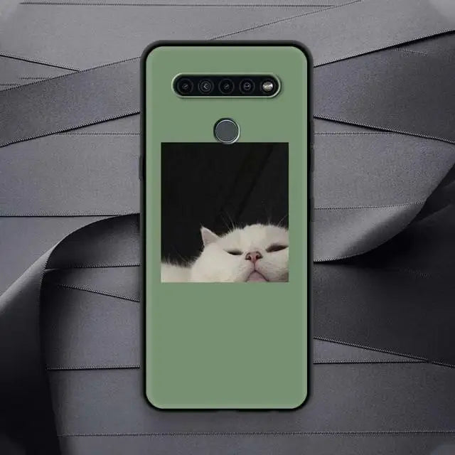 Cute Cat LG Phone Case BC140 - for LG Q51 / B01