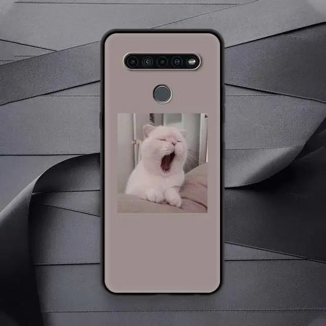 Cute Cat LG Phone Case BC140 - for LG Q51 / B02
