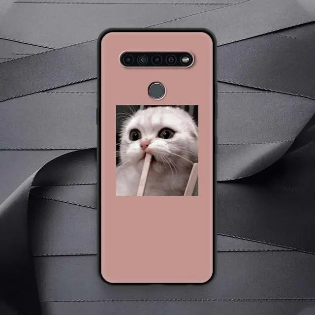 Cute Cat LG Phone Case BC140 - for LG Q51 / B04