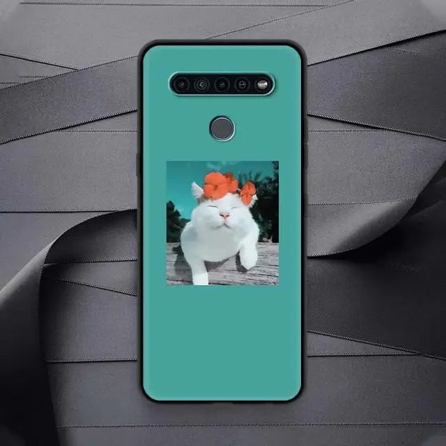Cute Cat LG Phone Case BC140 - for LG Q51 / B05
