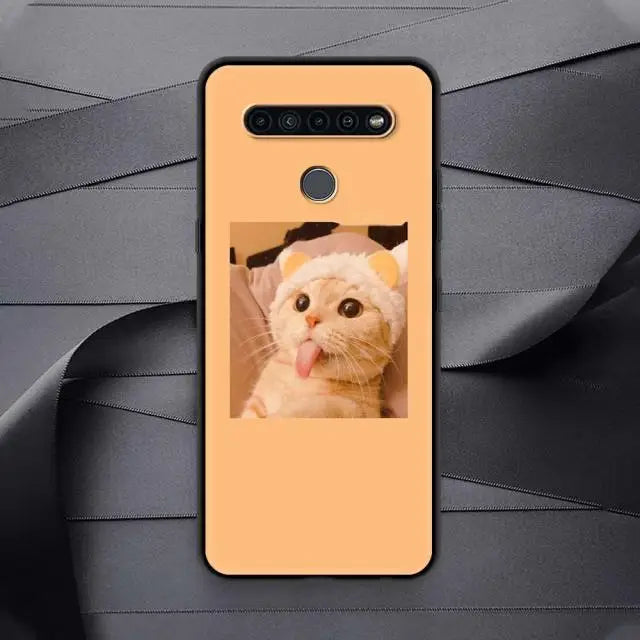 Cute Cat LG Phone Case BC140 - for LG Q51 / B06