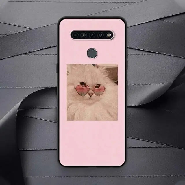 Cute Cat LG Phone Case BC140 - for LG Q51 / B07