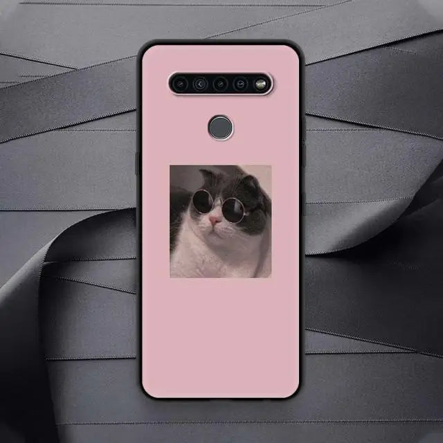 Cute Cat LG Phone Case BC140 - for LG Q60 / B11