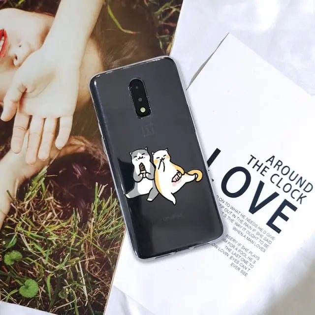 Cute Cat OnePlus Phone Case BC124 - For Oneplus 7T / No.2