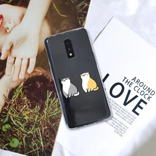 Cute Cat OnePlus Phone Case BC124 - For Oneplus 7T / No.8