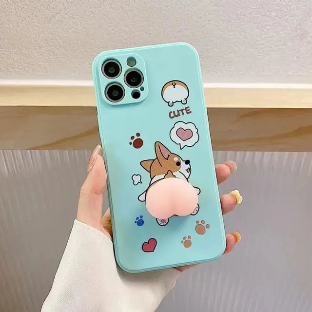 Cute Corgi Dog hone Case For Samsung Galaxy BC091 - M02S 