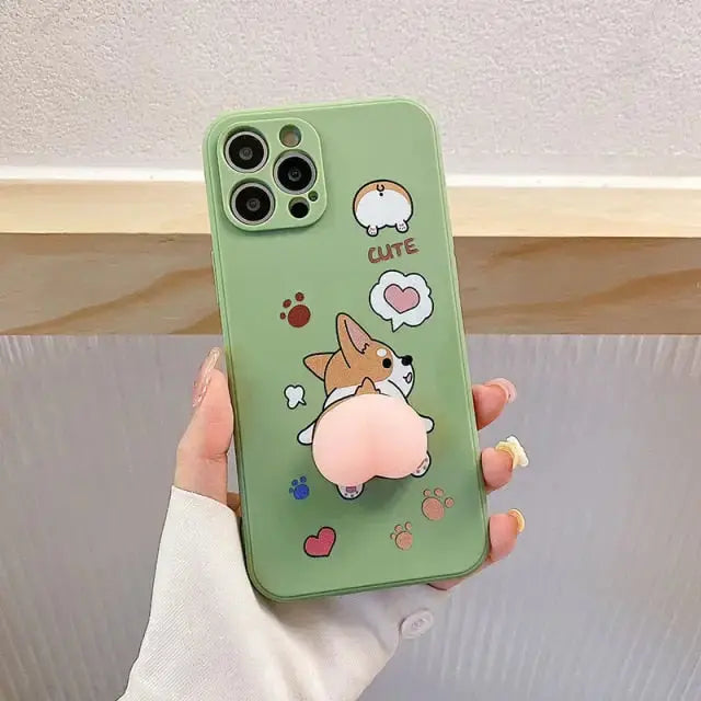 Cute Corgi Dog hone Case For Samsung Galaxy BC091 - M02S 