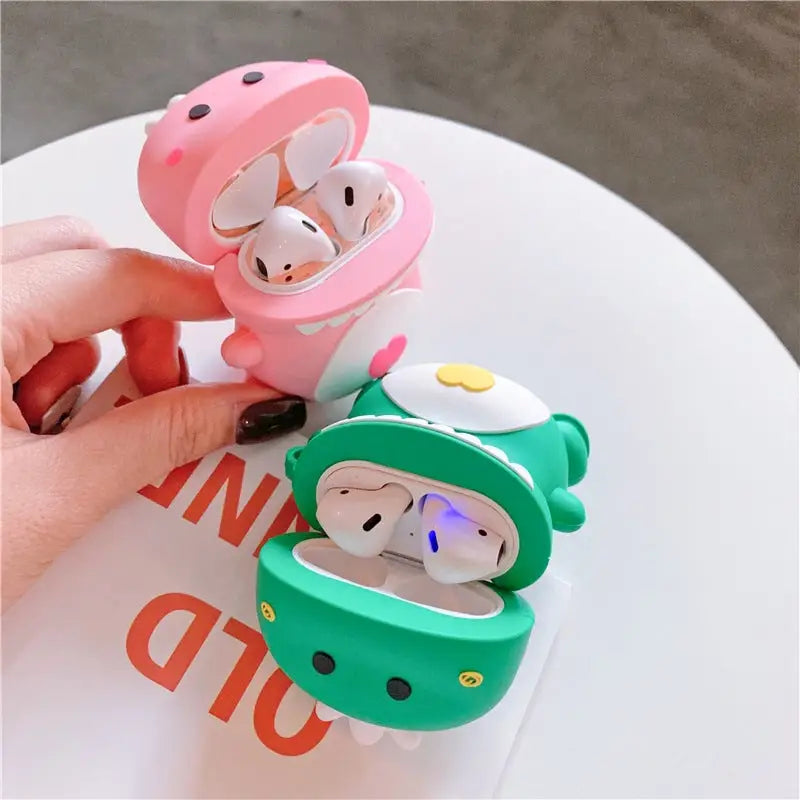 Cute Dinosaur Airpods Case BI008 - airpod case