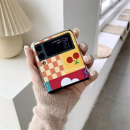 Cute Flower Phone Case For Samsung Galaxy Z Flip 3 BC041 - 
