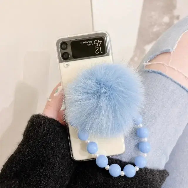 Cute hair bulb with Hand catenary Phone Case For Samsung 