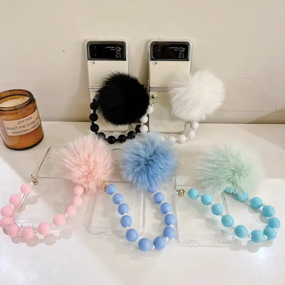 Cute hair bulb with Hand catenary Phone Case For Samsung 