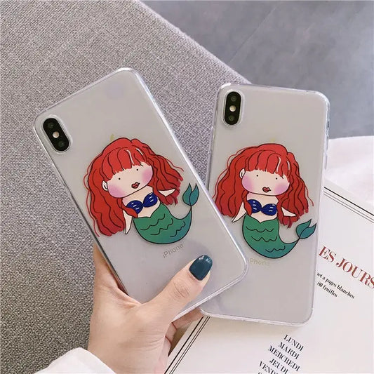 Cute Mermaid Printing iPhone Case BP044 - iphone case
