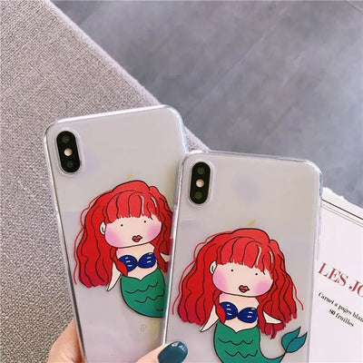 Cute Mermaid Printing iPhone Case BP044 - iphone case